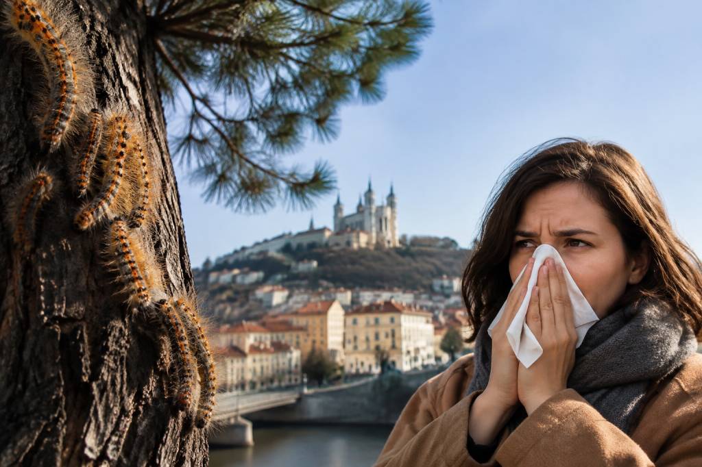 Les dangers des chenilles processionnaires pour les habitants de Lyon